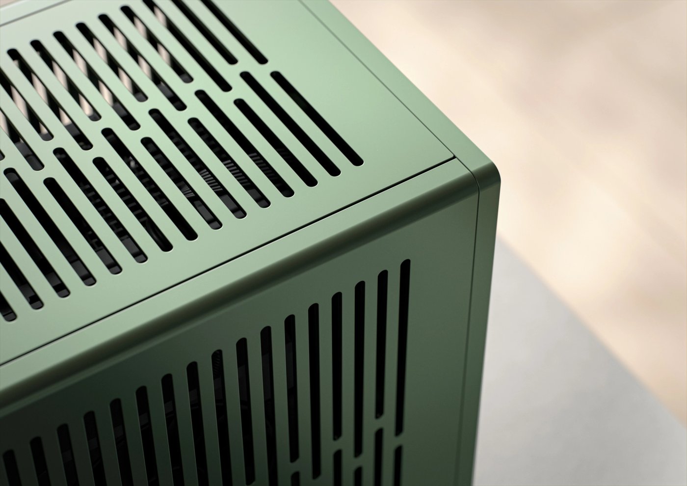 Fractal Design Terra: anodised aluminium and ventilated panels
